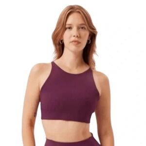 Girlfriend Collective Topanga Sports Bra - Mulberry